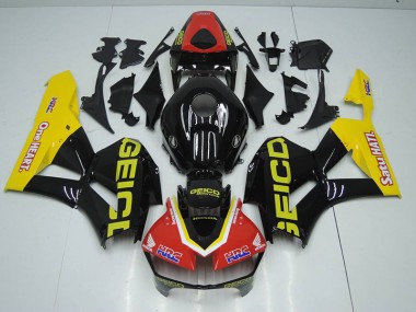 Best 2012-2016 Black Red HRC Honda CBR1000RR Motor Bike Fairings