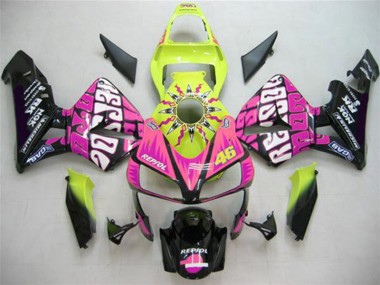 Best 2003-2004 Valentino Rossi Honda CBR600RR Motorbike Fairing Kits