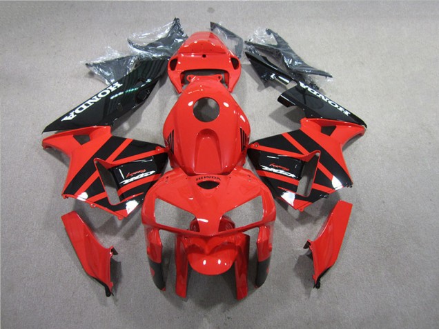 Best 2005-2006 Red Black Honda CBR600RR Motorcycle Replacement Fairings
