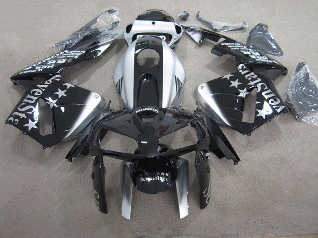 Best 2005-2006 Black SevenStars Honda CBR600RR Motorbike Fairing Best 2005-2006 Black SevenStars Honda CBR600RR Motorbike Fairing