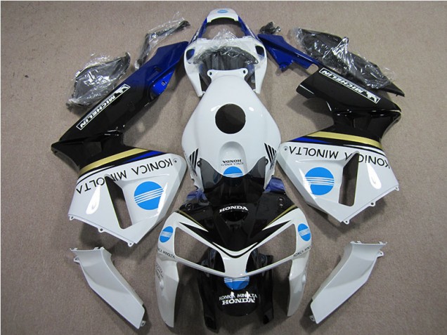 Best 2005-2006 White Blue Konica Minolta Honda CBR600RR Motorcycle Replacement Fairings Best 2005-2006 White Blue Konica Minolta Honda CBR600RR Motorcycle Replacement Fairings