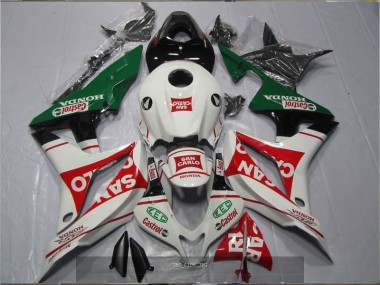 Best 2007-2008 White Red Green San Carlo Castrol Honda CBR600RR Motorcyle Fairings