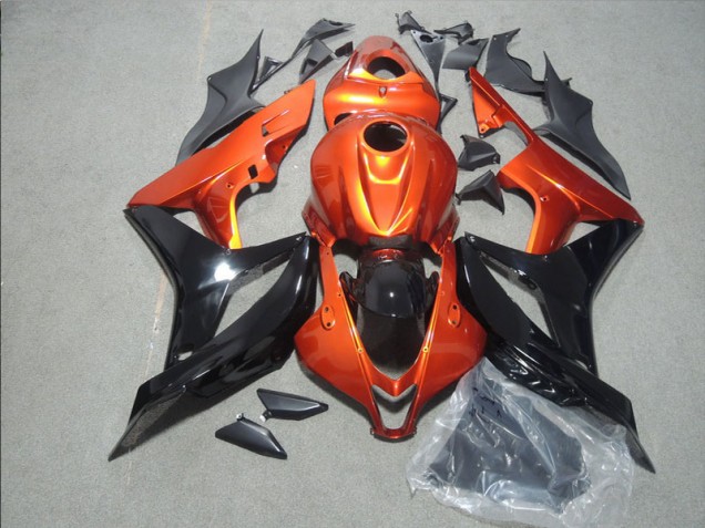 Best 2007-2008 Orange Black Honda CBR600RR Motorbike Fairing Best 2007-2008 Orange Black Honda CBR600RR Motorbike Fairing