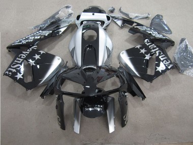 Best 2007-2008 Black SevenStars Honda CBR600RR Replacement Fairings