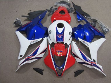 Best 2009-2012 Red White Blue HRC Honda CBR600RR Motorcycle Fairing Kits