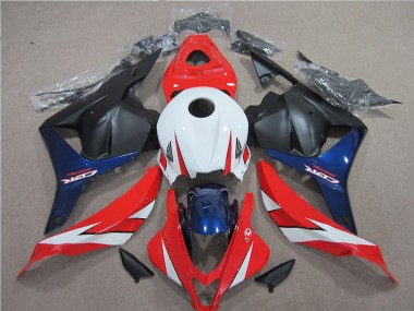 Best 2009-2012 White Red Blue Honda CBR600RR Motorcycle Fairings Kits