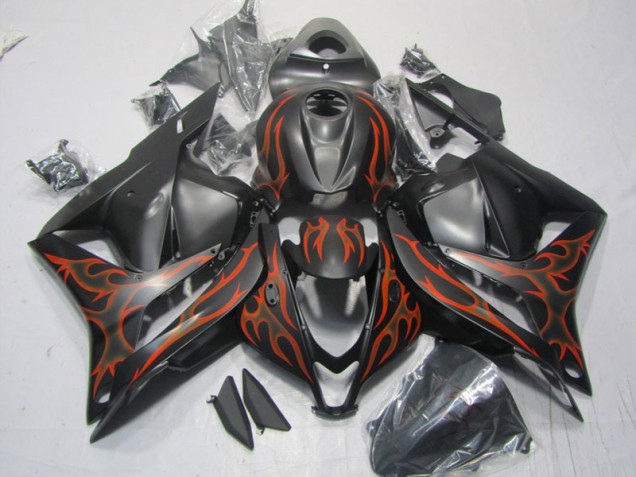 Best 2009-2012 Black Red Flame Honda CBR600RR Motorcycle Replacement Fairings Best 2009-2012 Black Red Flame Honda CBR600RR Motorcycle Replacement Fairings