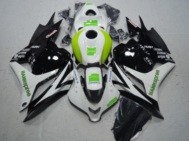 Best 2009-2012 Black White Green Hannspree Honda CBR600RR Moto Fairings