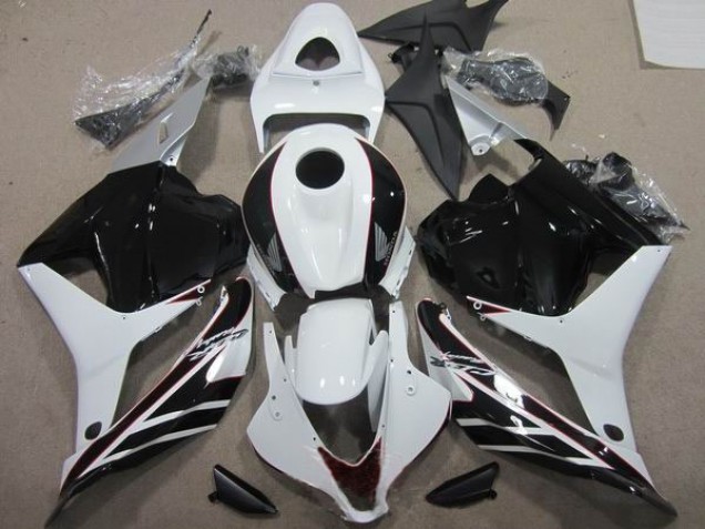 Best 2009-2012 Black White Honda CBR600RR Motorcycle Fairings Best 2009-2012 Black White Honda CBR600RR Motorcycle Fairings