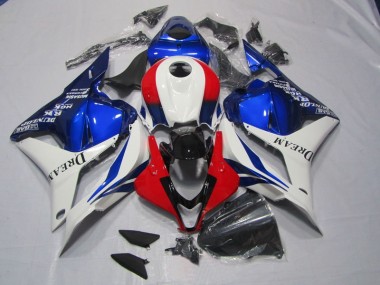 Best 2009-2012 White Blue Red DREAM Honda CBR600RR Motorbike Fairings