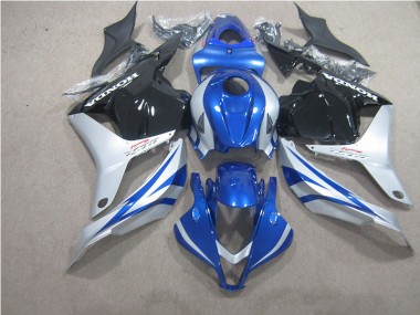 Best 2009-2012 Blue Silver Black Honda CBR600RR Motorbike Fairing