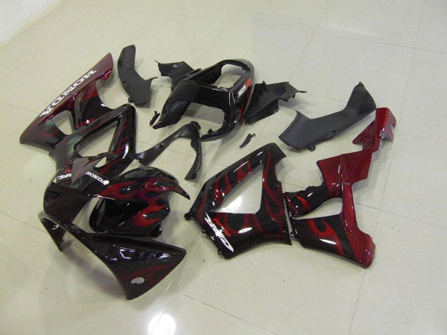 Best 2000-2001 Black Red Flame Honda CBR900RR 929 Motorcylce Fairings Best 2000-2001 Black Red Flame Honda CBR900RR 929 Motorcylce Fairings