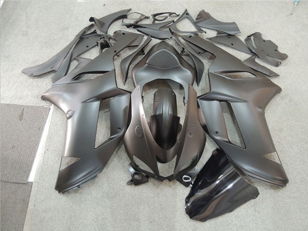 Best 2007-2008 Black Kawasaki ZX6R Motorcycle Fairing Kit Best 2007-2008 Black Kawasaki ZX6R Motorcycle Fairing Kit