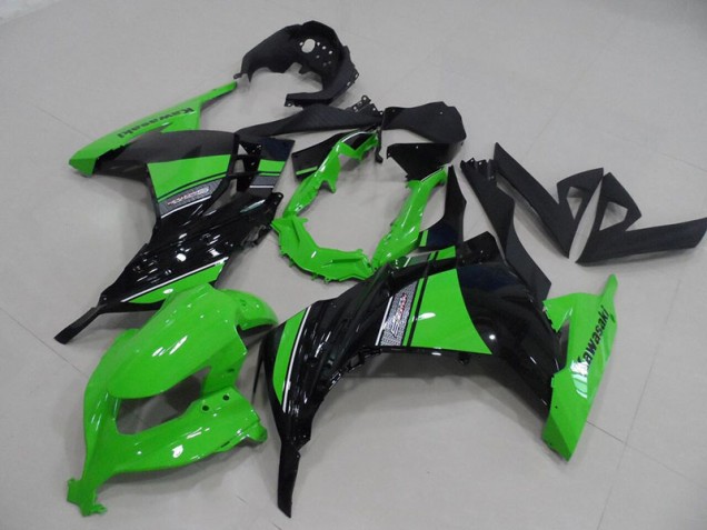 Best 2013-2016 Black Green Kawasaki ZX300R Moto Fairings Best 2013-2016 Black Green Kawasaki ZX300R Moto Fairings
