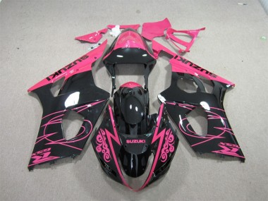 Best 2003-2004 Pink Black Suzuki GSXR1000 Bike Fairing Kit