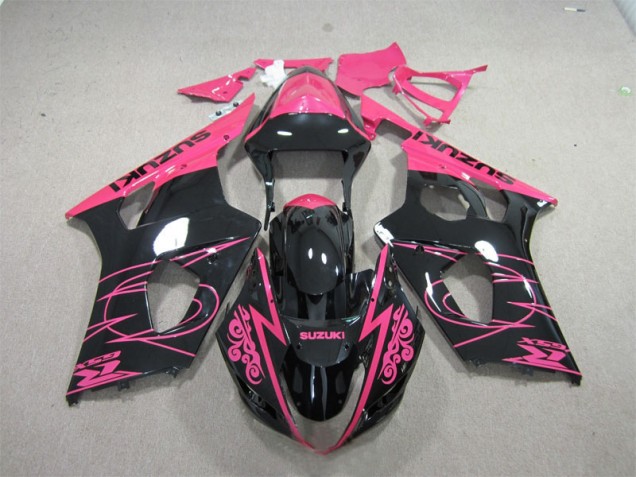 Best 2003-2004 Pink Black Suzuki GSXR1000 Bike Fairing Kit Best 2003-2004 Pink Black Suzuki GSXR1000 Bike Fairing Kit