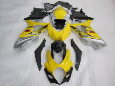 Best 2007-2008 Yellow Black Suzuki GSXR1000 Motorbike Fairings