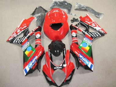 Best 2007-2008 Red Black Suzuki GSXR1000 Motor Fairings