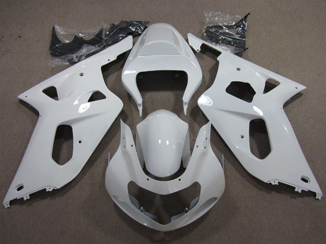 Best 2001-2003 White Suzuki GSXR600 Motorcycle Fairings Best 2001-2003 White Suzuki GSXR600 Motorcycle Fairings