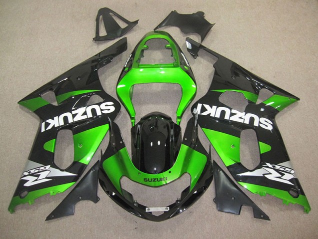 Best 2001-2003 Black Green Suzuki GSXR600 Motorbike Fairing Best 2001-2003 Black Green Suzuki GSXR600 Motorbike Fairing