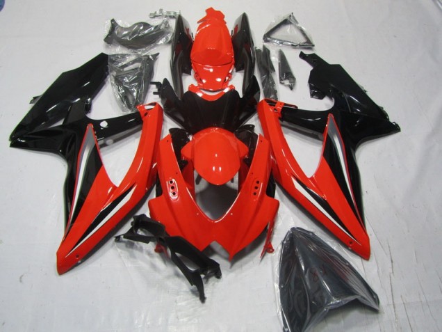 Best 2008-2010 Red Black Suzuki GSXR600 Moto Fairings Best 2008-2010 Red Black Suzuki GSXR600 Moto Fairings