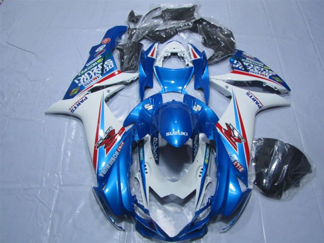 Best 2011-2021 Blue White Suzuki GSXR600 Replacement Motorcycle Fairings Best 2011-2021 Blue White Suzuki GSXR600 Replacement Motorcycle Fairings