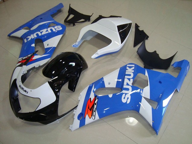 Best 2001-2003 Blue White Suzuki GSXR750 Bike Fairings Best 2001-2003 Blue White Suzuki GSXR750 Bike Fairings