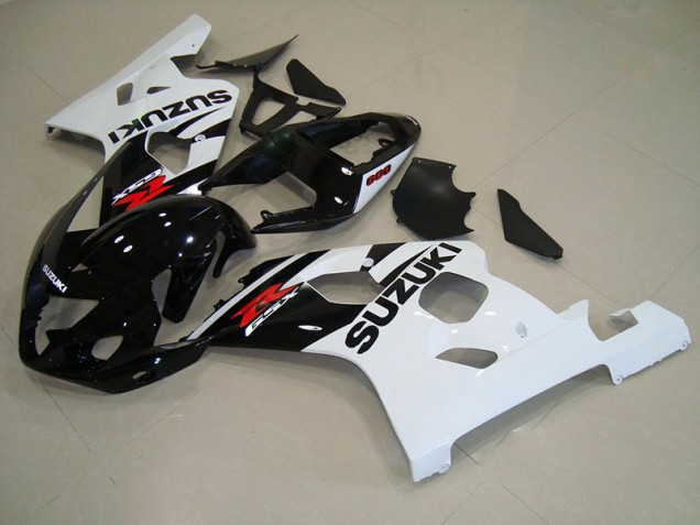 Best 2004-2005 Black White Suzuki GSXR750 Bike Fairings Best 2004-2005 Black White Suzuki GSXR750 Bike Fairings