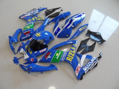 Best 2006-2007 Blue Yellow Rizla Suzuki GSXR750 Replacement Fairings
