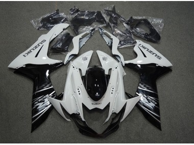 Best 2011-2021 White Black Suzuki GSXR750 Bike Fairings