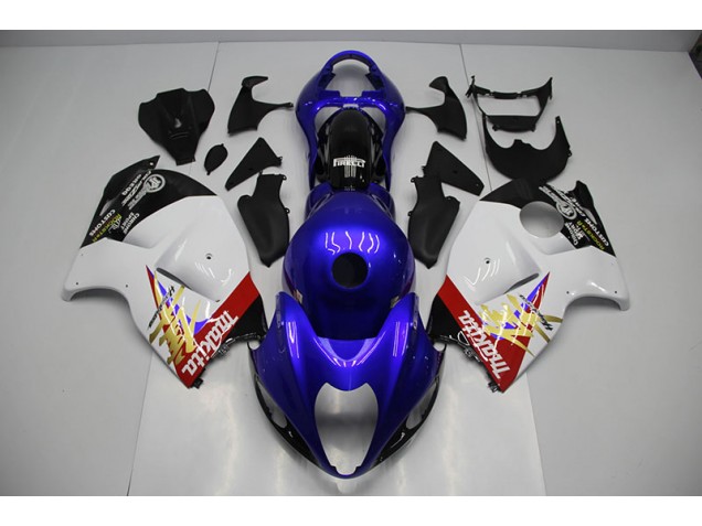 Best 1996-2007 Blue White Suzuki GSXR1300 Hayabusa Motor Bike Fairings Best 1996-2007 Blue White Suzuki GSXR1300 Hayabusa Motor Bike Fairings