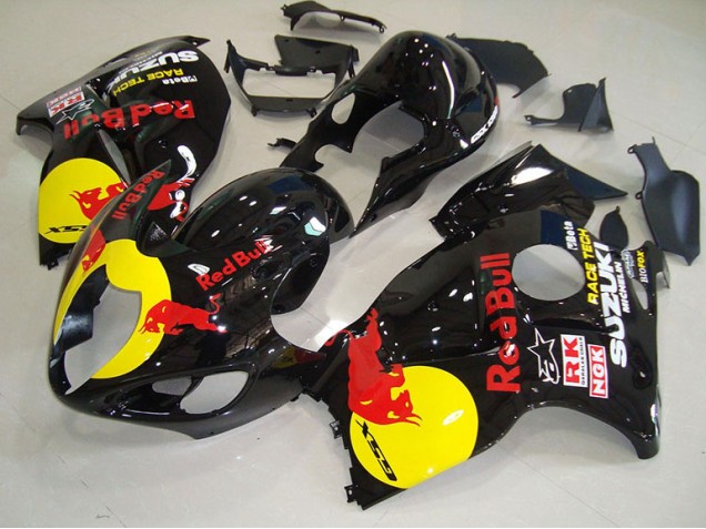 Best 1996-2007 Black Yellow Red Bull Suzuki GSXR1300 Hayabusa Motorcycle Fairing Kits Best 1996-2007 Black Yellow Red Bull Suzuki GSXR1300 Hayabusa Motorcycle Fairing Kits