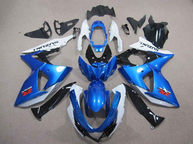 Best 2009-2016 Blue White Suzuki GSXR1000 Replacement Fairings Best 2009-2016 Blue White Suzuki GSXR1000 Replacement Fairings