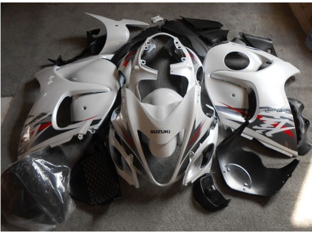Best 2008-2019 White Black Suzuki GSXR1300 Hayabusa Motorcycle Fairings Kits Best 2008-2019 White Black Suzuki GSXR1300 Hayabusa Motorcycle Fairings Kits