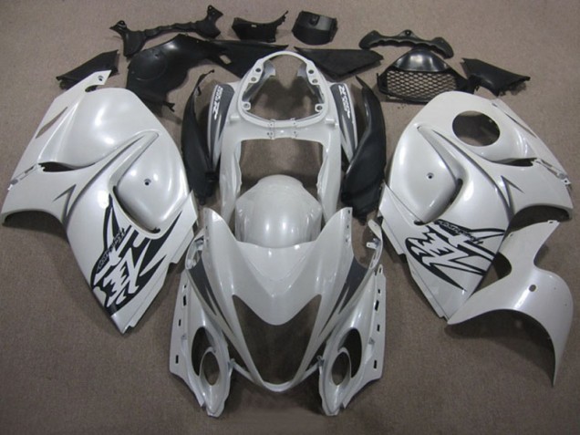 Best 2008-2019 White Black Suzuki GSXR1300 Hayabusa Motorcycle Replacement Fairings Best 2008-2019 White Black Suzuki GSXR1300 Hayabusa Motorcycle Replacement Fairings