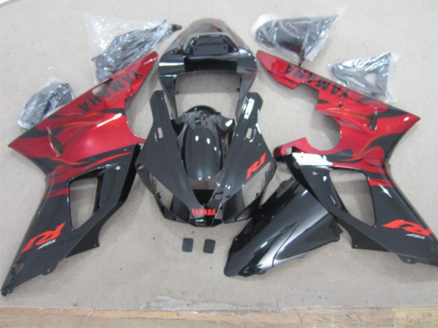 Best 2000-2001 Black Red Yamaha YZF R1 Motor Fairings Best 2000-2001 Black Red Yamaha YZF R1 Motor Fairings
