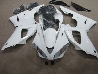 Best 2000-2001 White Yamaha YZF R1 Motorcylce Fairings