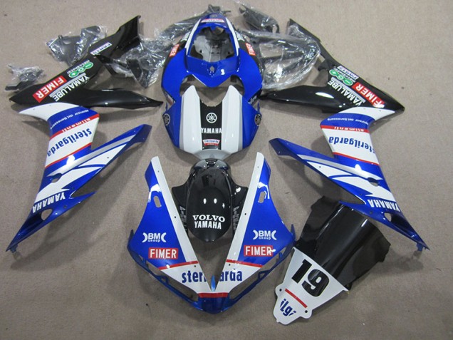 Best 2004-2006 Blue White Volvo Sterilgarda 19 Yamaha YZF R1 Replacement Fairings Best 2004-2006 Blue White Volvo Sterilgarda 19 Yamaha YZF R1 Replacement Fairings