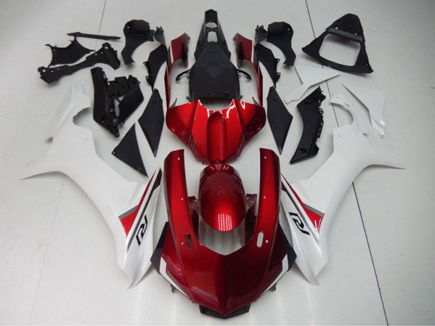 Best 2015-2019 Red White Yamaha YZF R1 Bike Fairings Best 2015-2019 Red White Yamaha YZF R1 Bike Fairings
