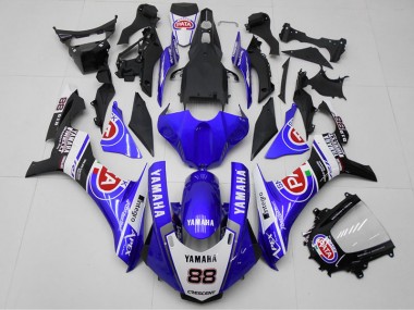 Best 2015-2019 Blue PATA 88 Yamaha YZF R1 Bike Fairing Kit