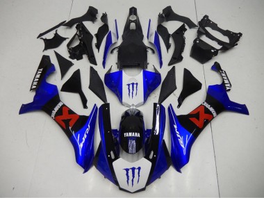 Best 2015-2019 Black Blue Yamaha YZF R1 Motorbike Fairing Kits