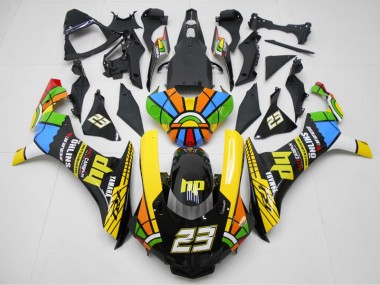 Best 2015-2019 Yellow Black 23 Yamaha YZF R1 Motorcyle Fairings