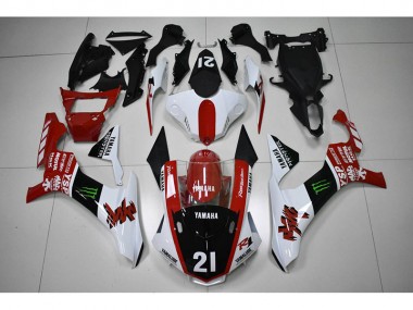 Best 2015-2019 Red Black 21 Yamaha YZF R1 Motorcycle Fairings Kit