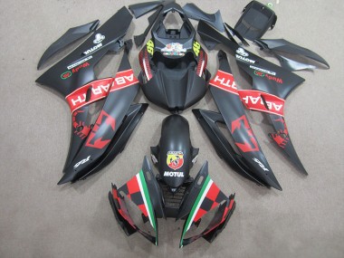 Best 2006-2007 Black Motul 46 Yamaha YZF R6 Moto Fairings