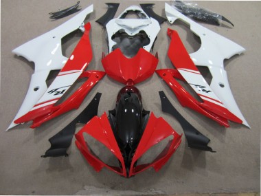 Best 2008-2016 Red White Black Yamaha YZF R6 Motorcycle Fairing Kit